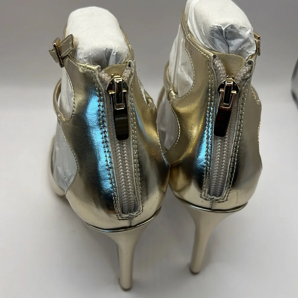 Nine West Tulah3 Gold sandals NIB